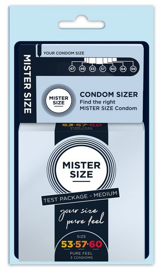 Mister Size Size-Kit Medium z sizerem do prezerwatyw